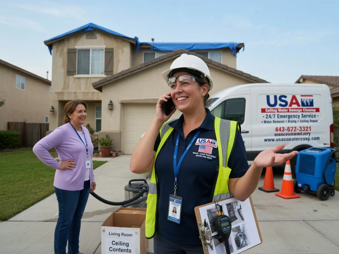 Ceiling Water Damage Restoration Oakwood, TX FAQs