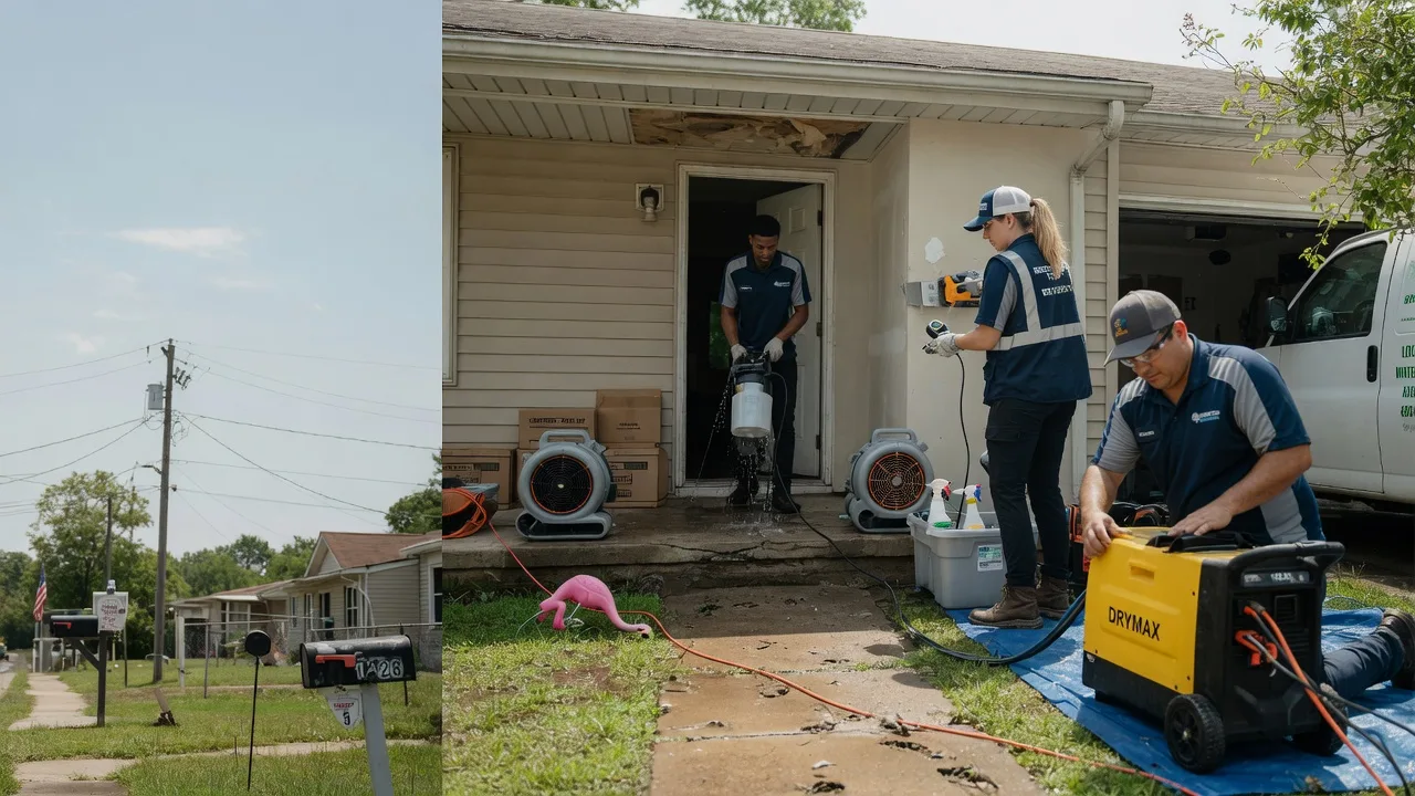 Storm Damage Water Removal in Oakwood, TX near me